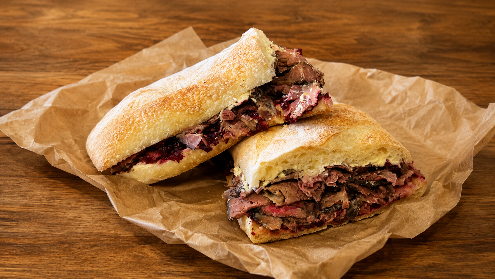 Sărat — sandwich de casă